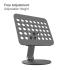 STOYOBE HF-V Desktop Folding Tablet Stand Aluminum Alloy 360-Degree Rotating Holder for iPad - Space Gray